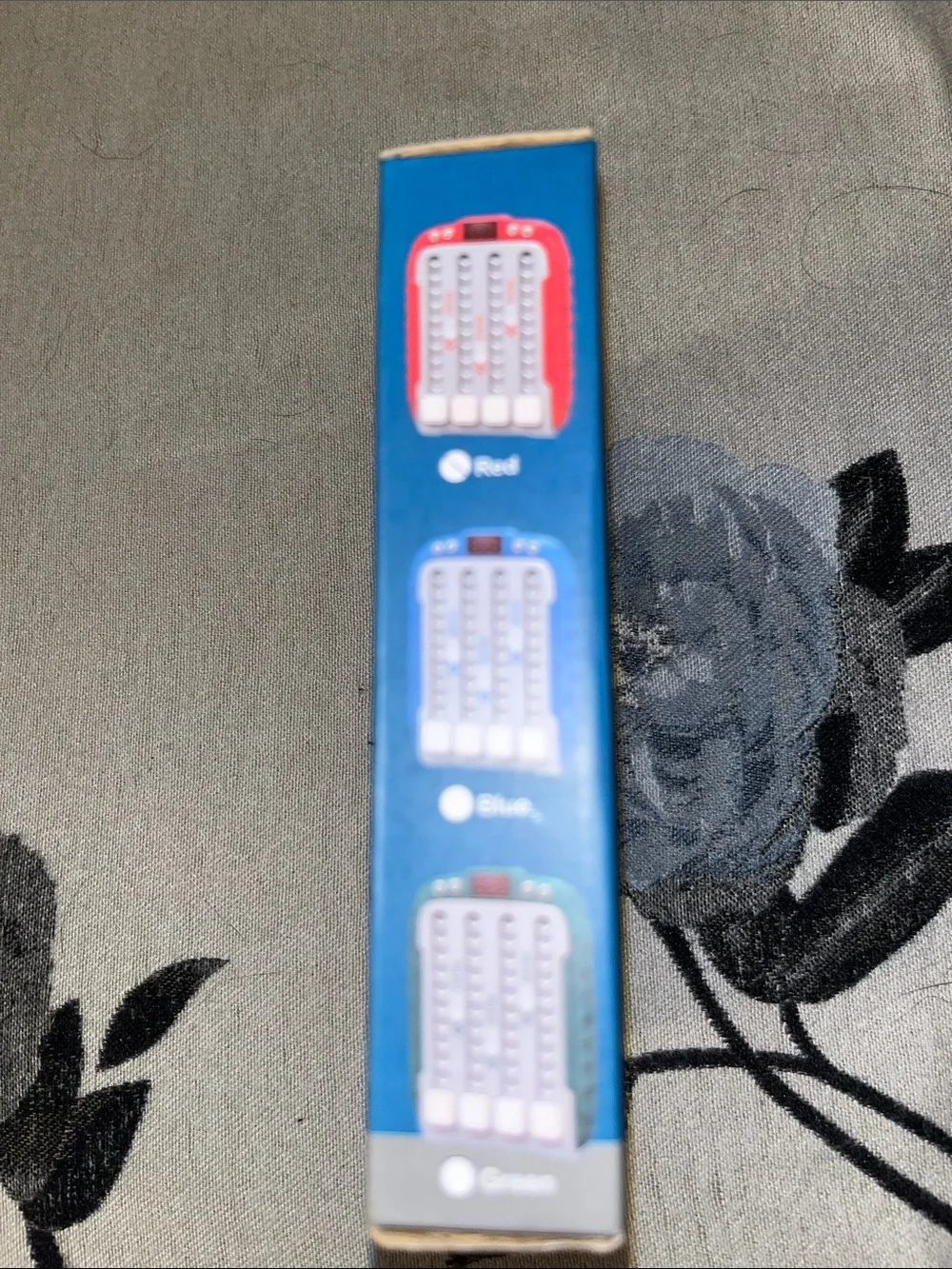 Rhythm Blue Electronic Game Machine with Multicolor Accents